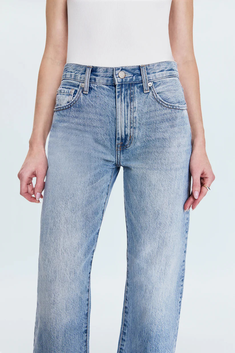 Lexi Mid Rise Straight Jean - Bowie