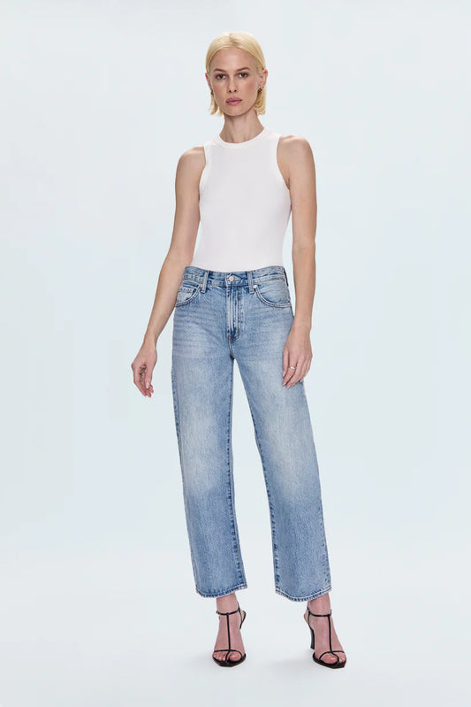 Lexi Mid Rise Straight Jean - Bowie